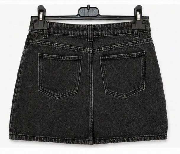 Zwarte denim rok Jennyfer – Maat 38 – Trendy vintage stijl – photo 3